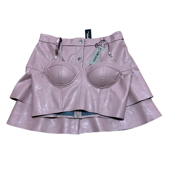 Haute Monde pleather set L - Picture 8 of 8